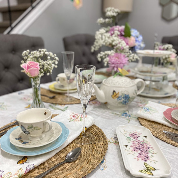 Lenox Butterfly Meadow 7 Piece Teapot Set & Reviews | Wayfair